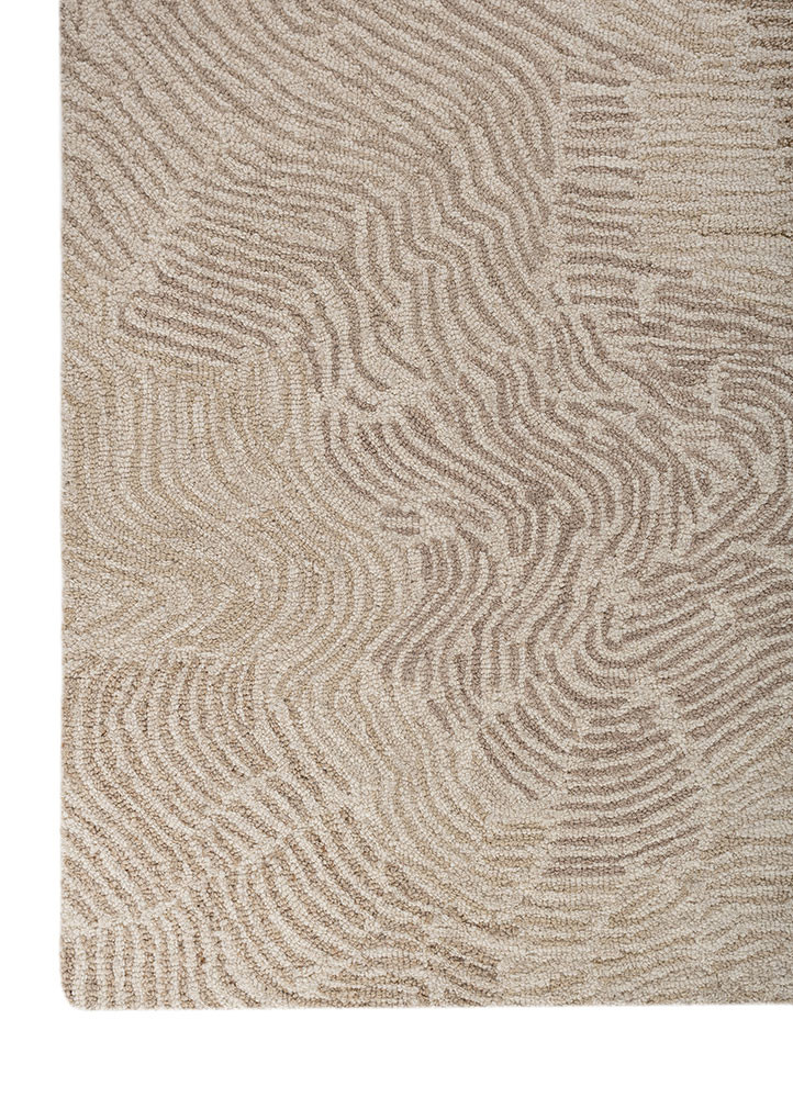 aprezo multi wool hand tufted Rug - Corner