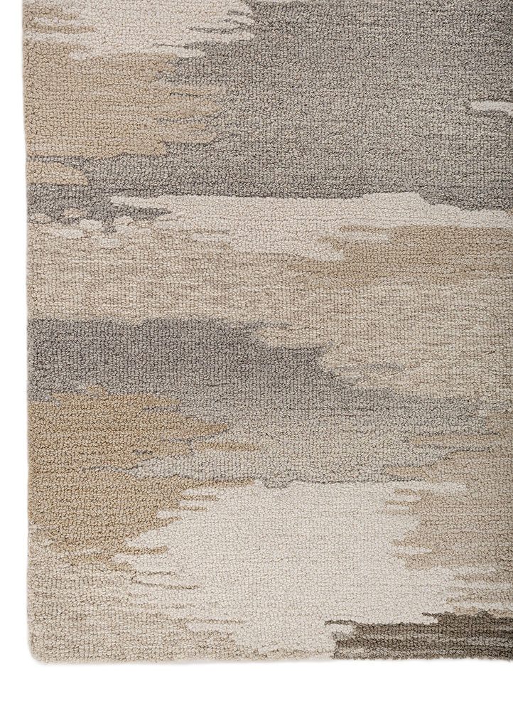 aprezo multi wool hand tufted Rug - Corner
