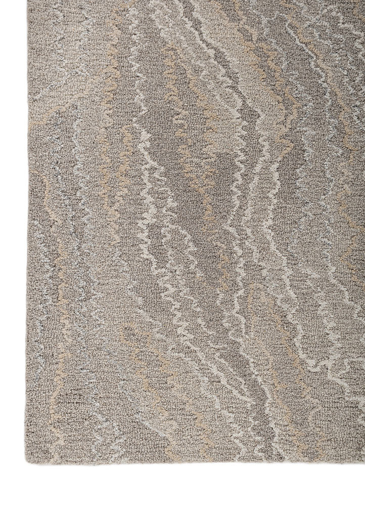 aprezo multi wool hand tufted Rug - Corner