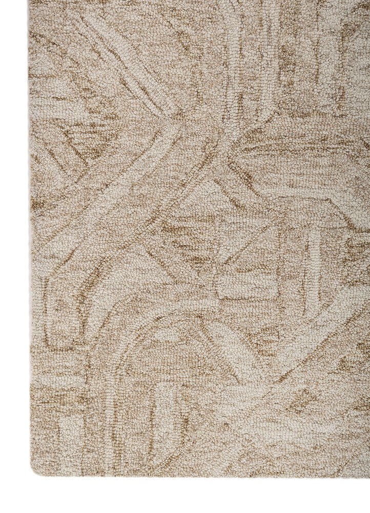 pathways multi wool hand tufted Rug - Corner pathways multi wool hand tufted Rug - Corner