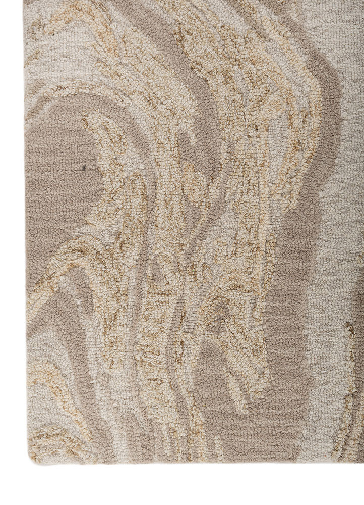 aprezo multi wool hand tufted Rug - Corner