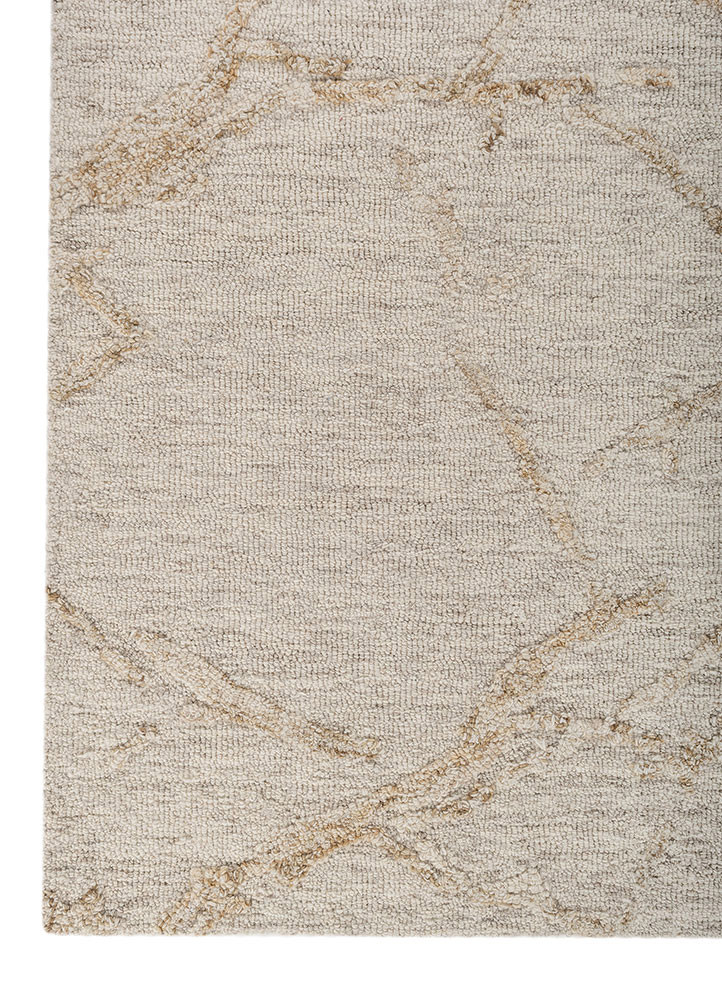 aprezo multi wool hand tufted Rug - Corner
