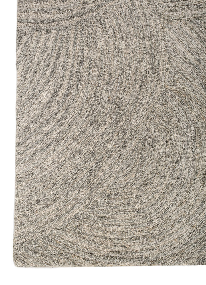 aprezo multi wool hand tufted Rug - Corner