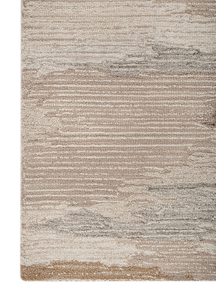 aprezo ivory wool hand tufted Rug - Corner aprezo ivory wool hand tufted Rug - Corner