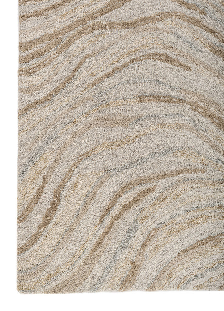 pathways multi wool hand tufted Rug - Corner
