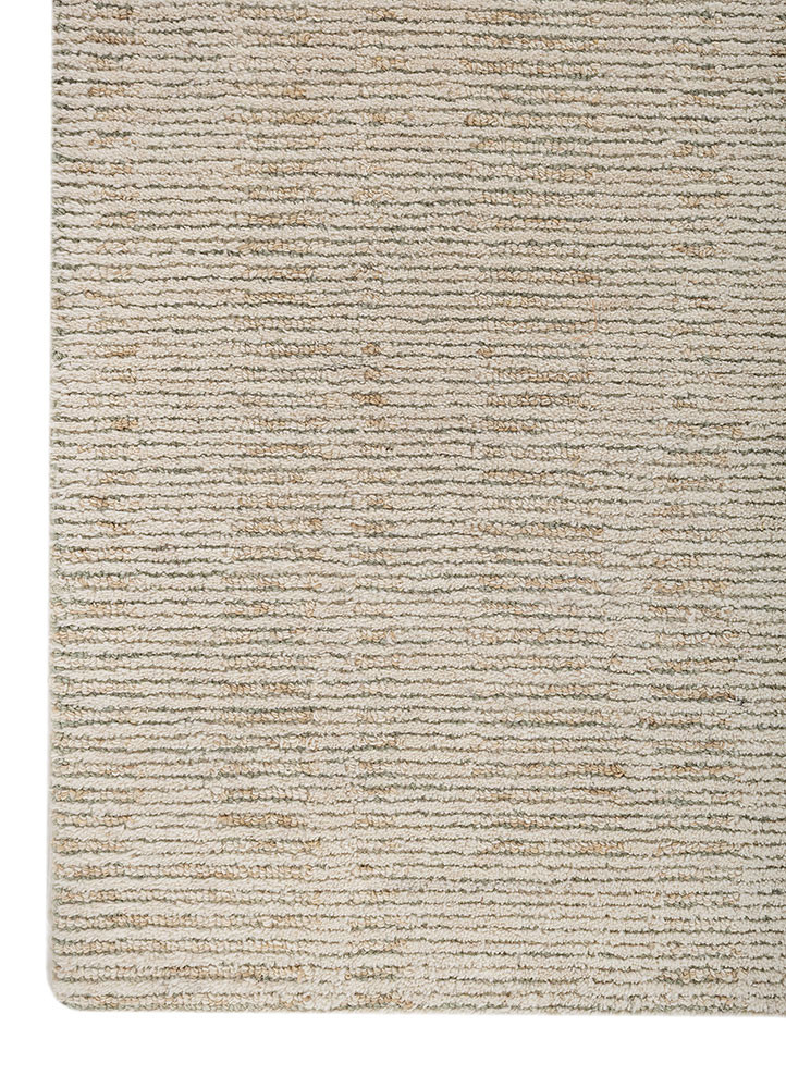 pathways ivory wool hand tufted Rug - Corner pathways ivory wool hand tufted Rug - Corner