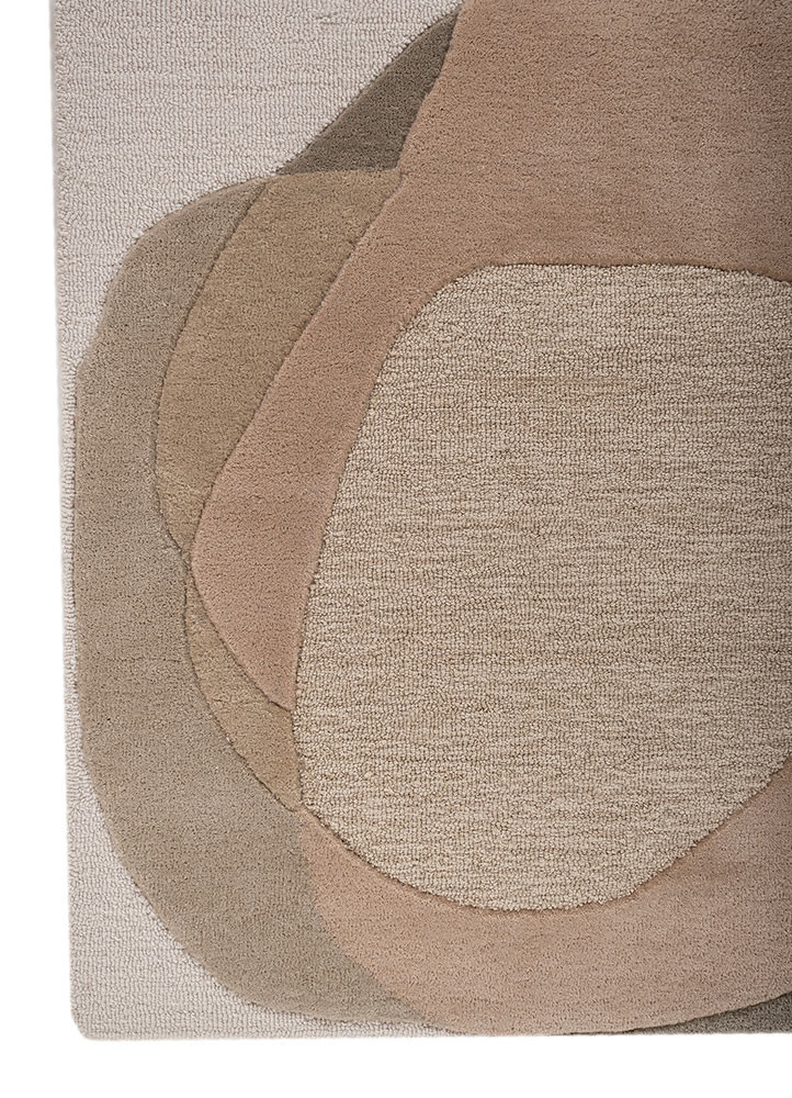 joy multi wool hand tufted Rug - Corner