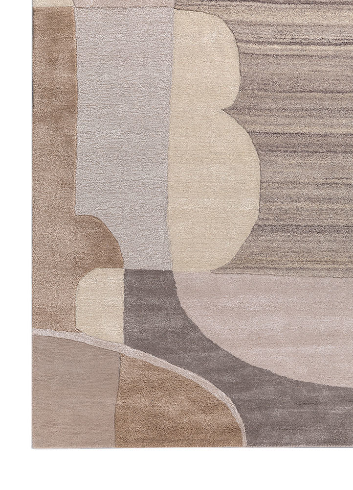 joy multi wool hand tufted Rug - Corner joy multi wool hand tufted Rug - Corner