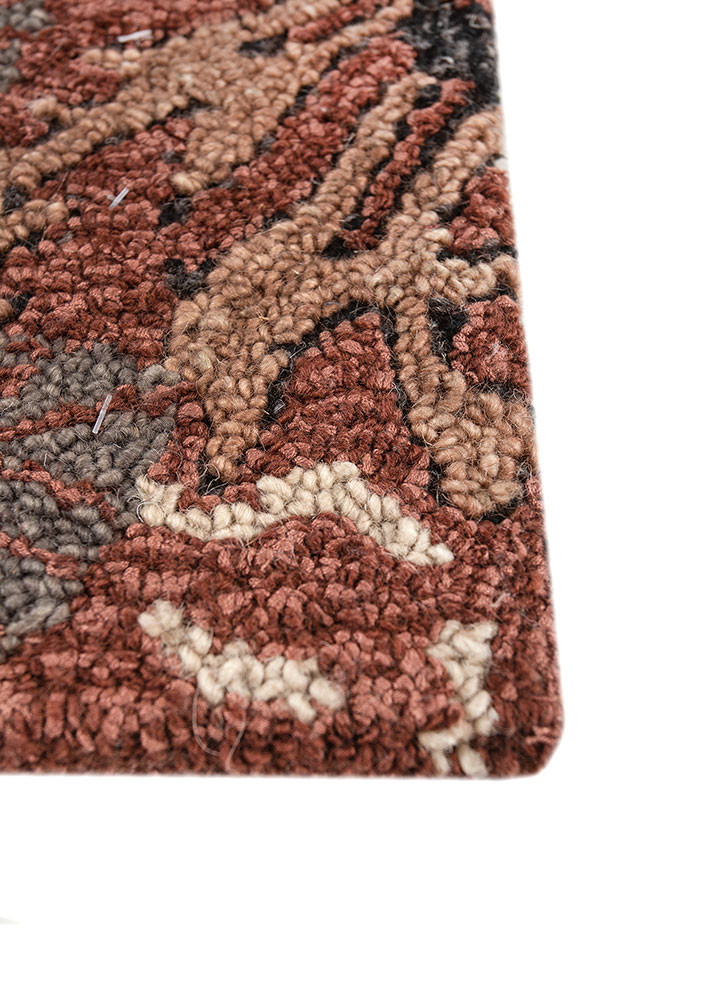 hacienda grey and black wool and viscose hand tufted Rug - Corner hacienda grey and black wool and viscose hand tufted Rug - Corner