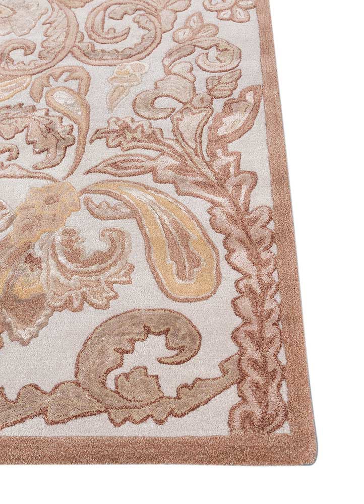 bodhi ivory wool and viscose hand tufted Rug - Corner bodhi ivory wool and viscose hand tufted Rug - Corner