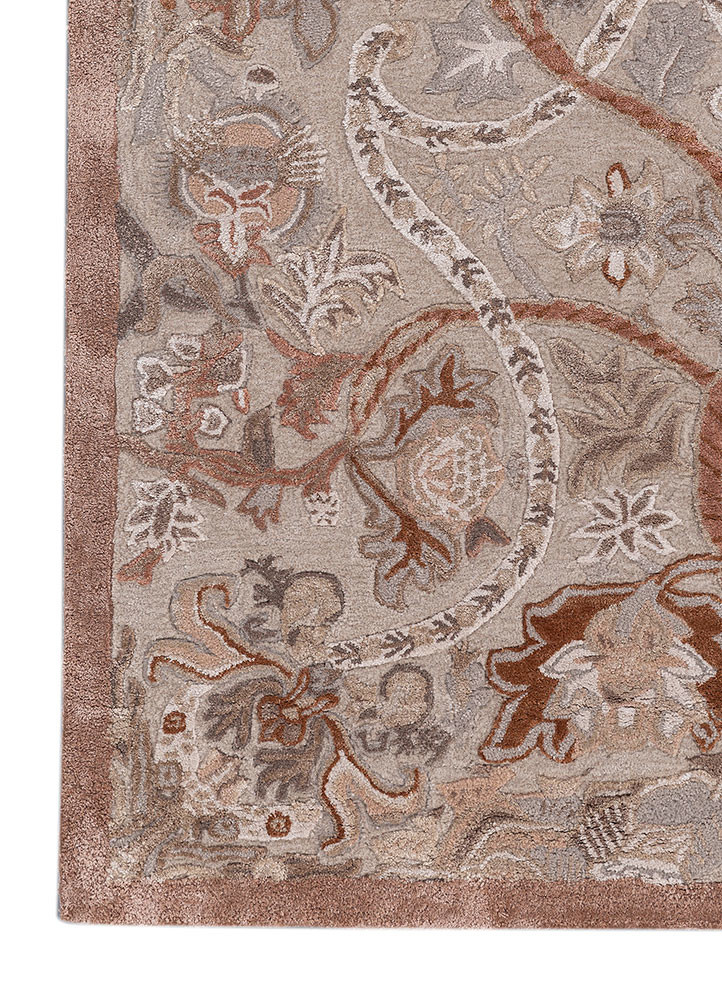 bodhi ivory wool and viscose hand tufted Rug - Corner bodhi ivory wool and viscose hand tufted Rug - Corner