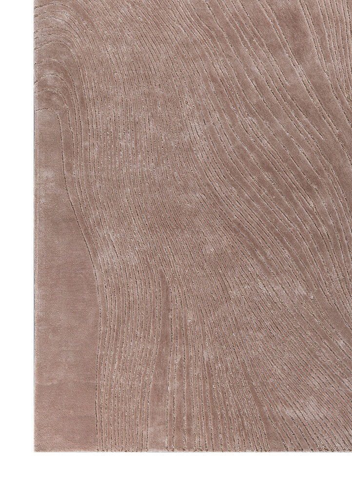 lucid ivory viscose hand tufted Rug - Corner lucid ivory viscose hand tufted Rug - Corner