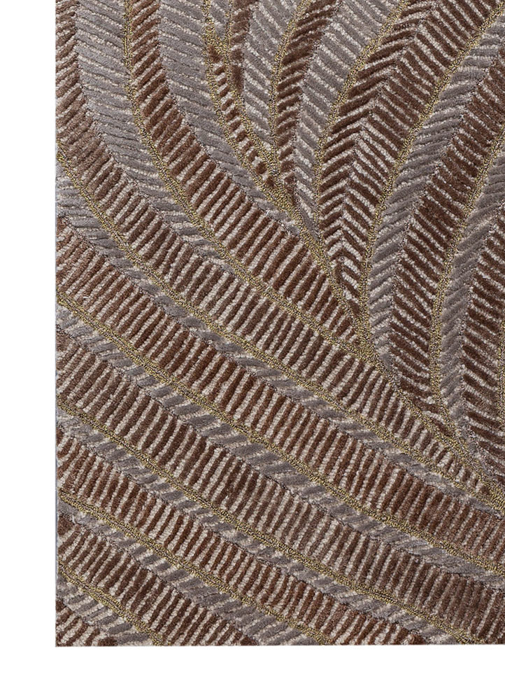 lucid ivory wool and viscose hand tufted Rug - Corner lucid ivory wool and viscose hand tufted Rug - Corner