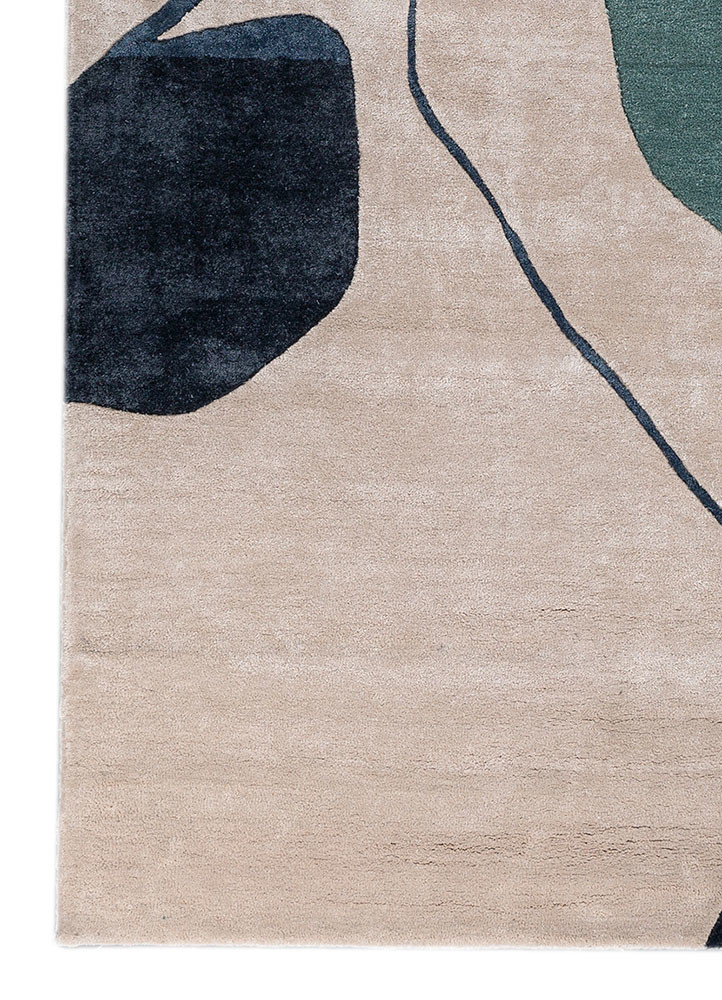 modo ivory wool and viscose hand tufted Rug - Corner modo ivory wool and viscose hand tufted Rug - Corner