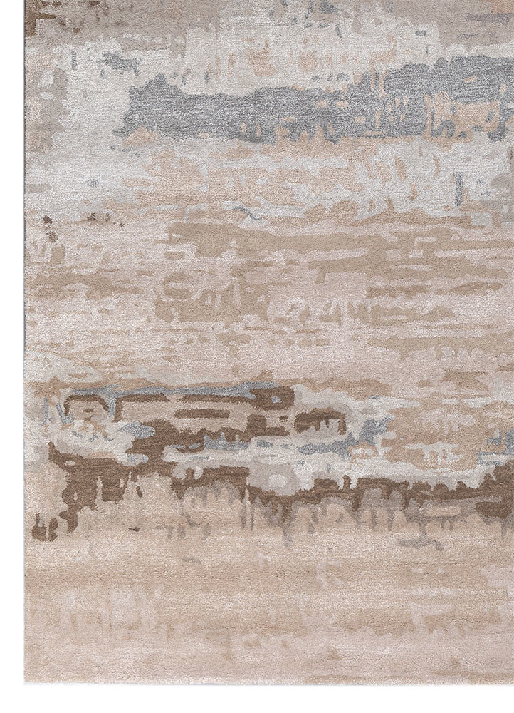 genesis ivory wool and viscose hand tufted Rug - Corner genesis ivory wool and viscose hand tufted Rug - Corner