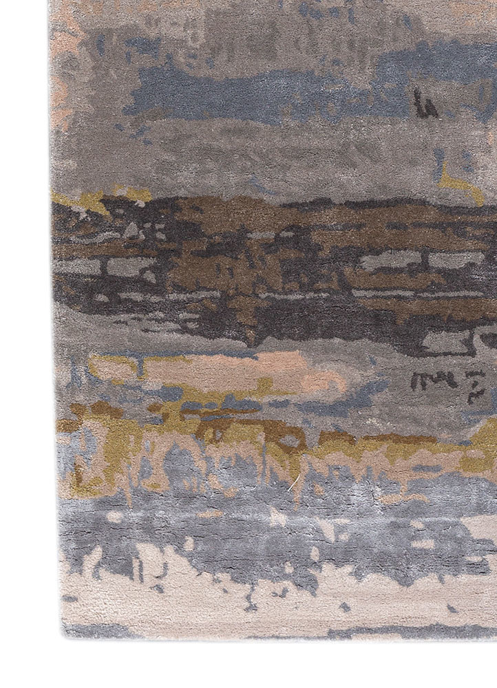genesis ivory wool and viscose hand tufted Rug - Corner genesis ivory wool and viscose hand tufted Rug - Corner