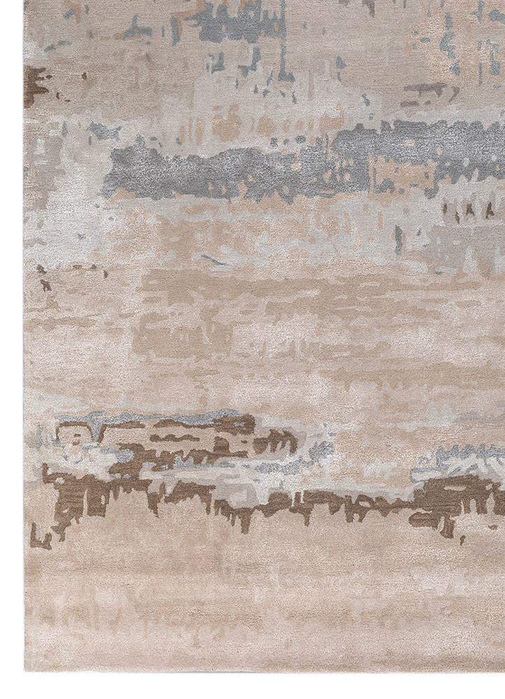 genesis ivory wool and viscose hand tufted Rug - Corner genesis ivory wool and viscose hand tufted Rug - Corner