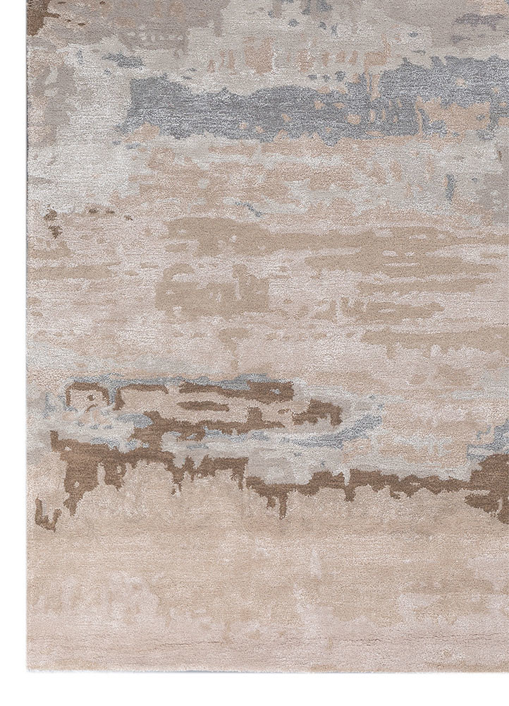 genesis ivory wool and viscose hand tufted Rug - Corner genesis ivory wool and viscose hand tufted Rug - Corner