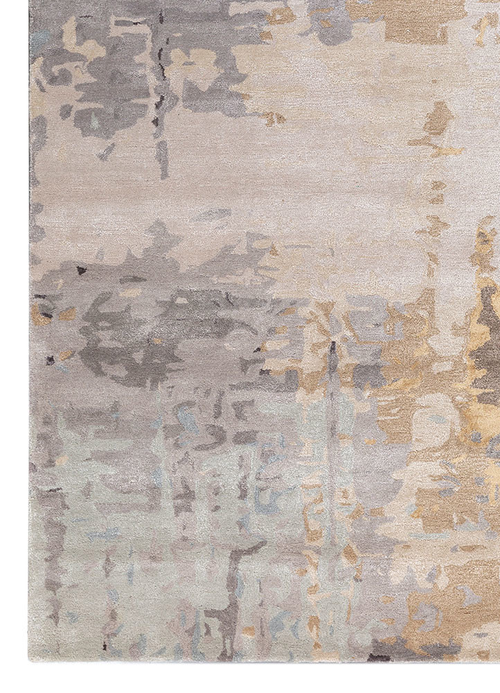 genesis ivory wool and viscose hand tufted Rug - Corner genesis ivory wool and viscose hand tufted Rug - Corner