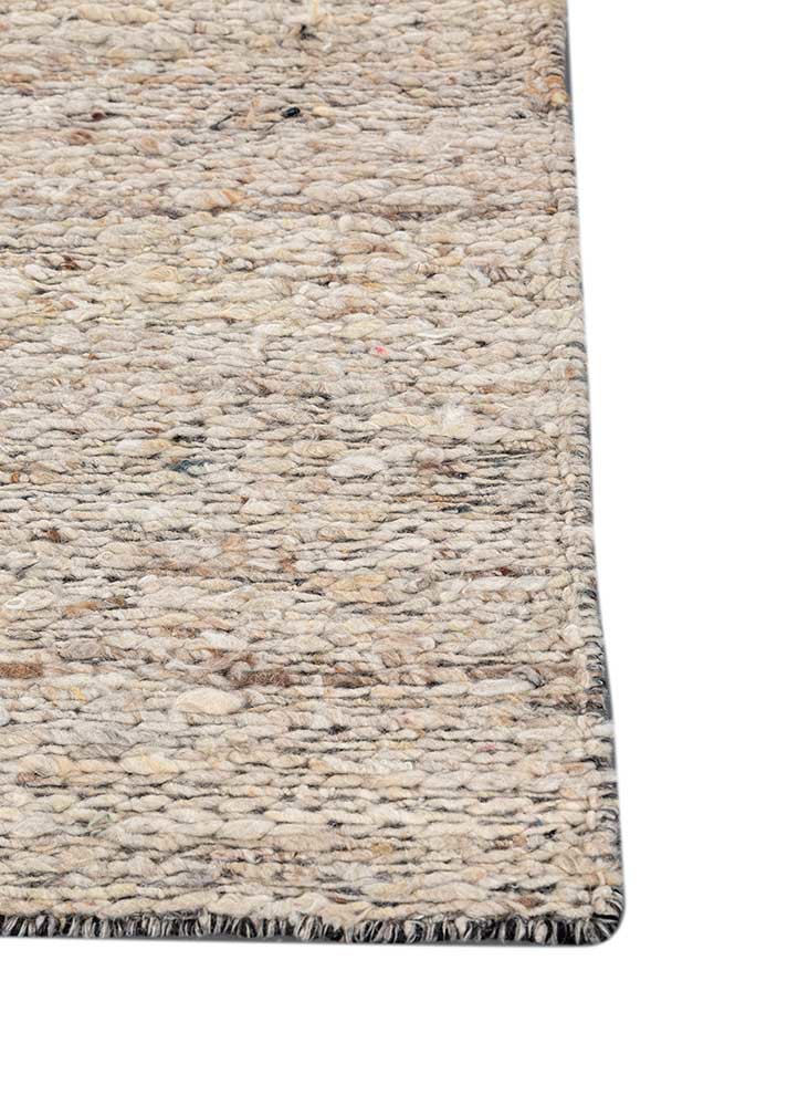 abrash grey and black wool flat weaves Rug - Corner abrash grey and black wool flat weaves Rug - Corner