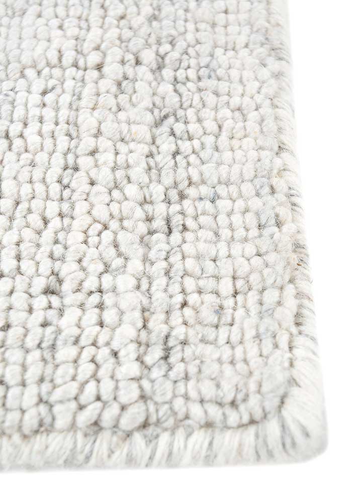 saga blue wool hand loom Rug - Corner saga blue wool hand loom Rug - Corner