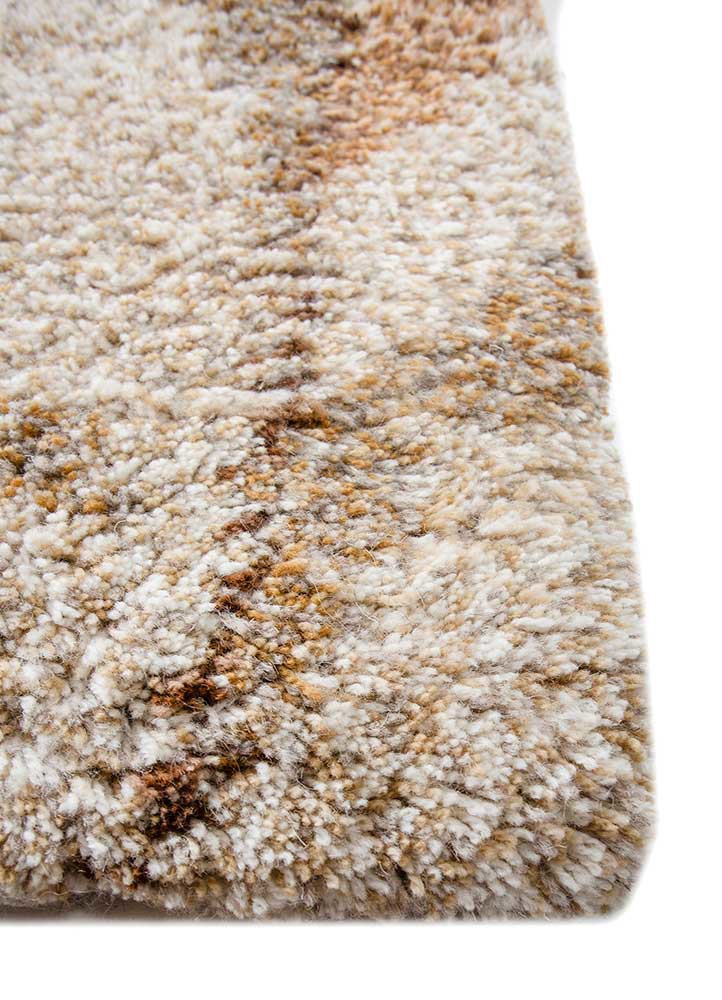zuri ivory wool hand knotted Rug - Corner zuri ivory wool hand knotted Rug - Corner