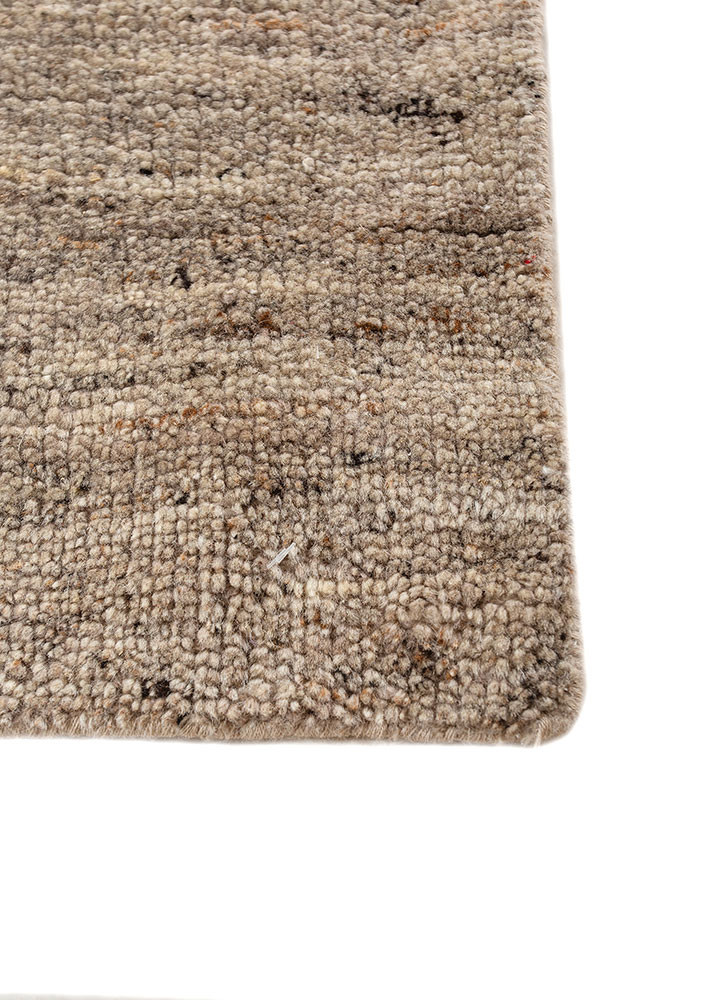 blythe grey and black wool hand knotted Rug - Corner blythe grey and black wool hand knotted Rug - Corner