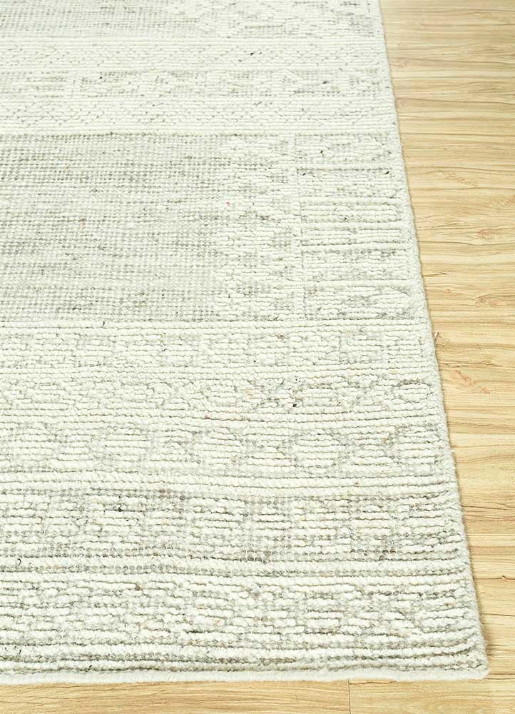 manifest grey and black wool hand knotted Rug - Corner manifest grey and black wool hand knotted Rug - Corner