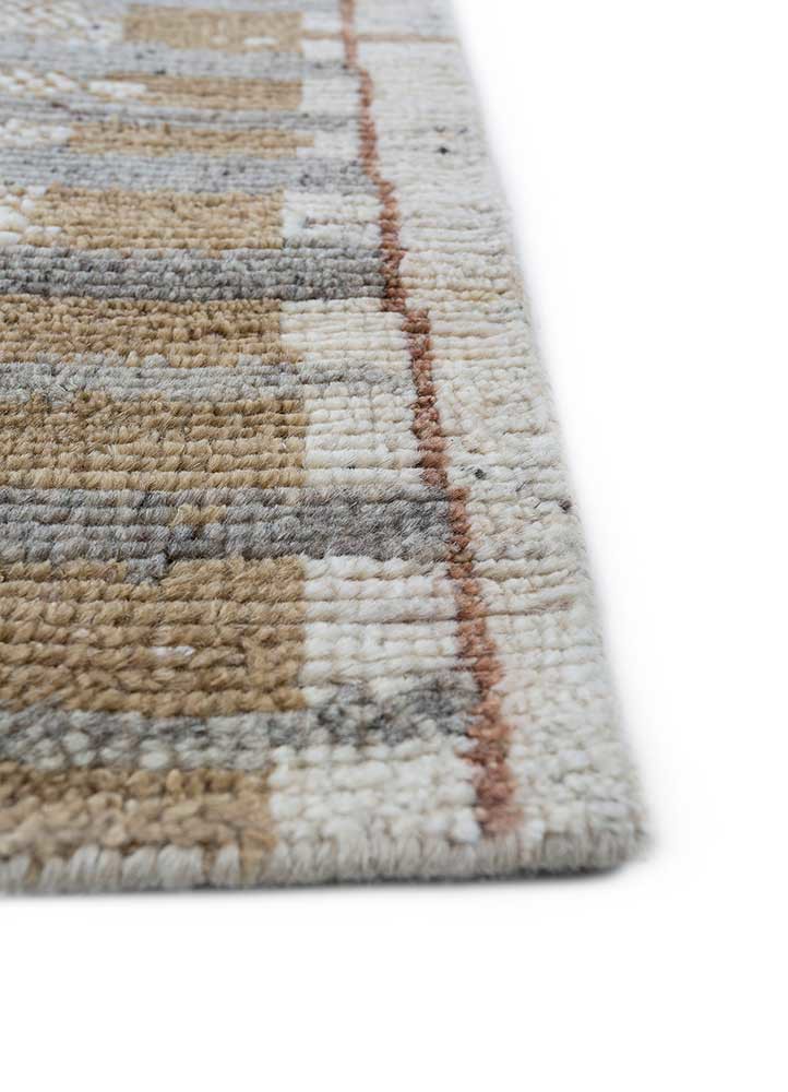 manifest ivory wool hand knotted Rug - Corner manifest ivory wool hand knotted Rug - Corner