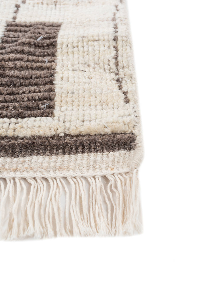 manifest ivory afghan wool hand knotted Rug - Corner manifest ivory afghan wool hand knotted Rug - Corner