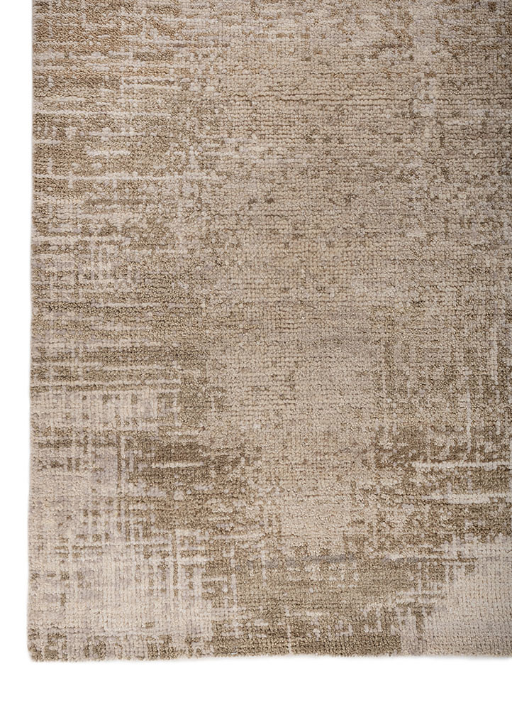 manifest ivory wool hand knotted Rug - Corner manifest ivory wool hand knotted Rug - Corner