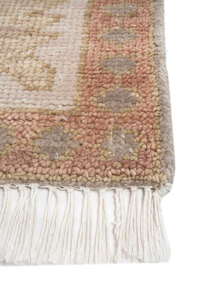 thyme gold wool hand knotted Rug - Corner thyme gold wool hand knotted Rug - Corner