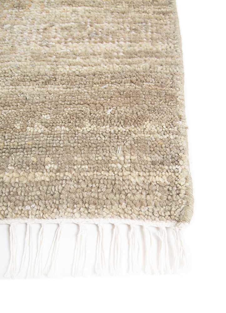 thyme green wool hand knotted Rug - Corner thyme green wool hand knotted Rug - Corner