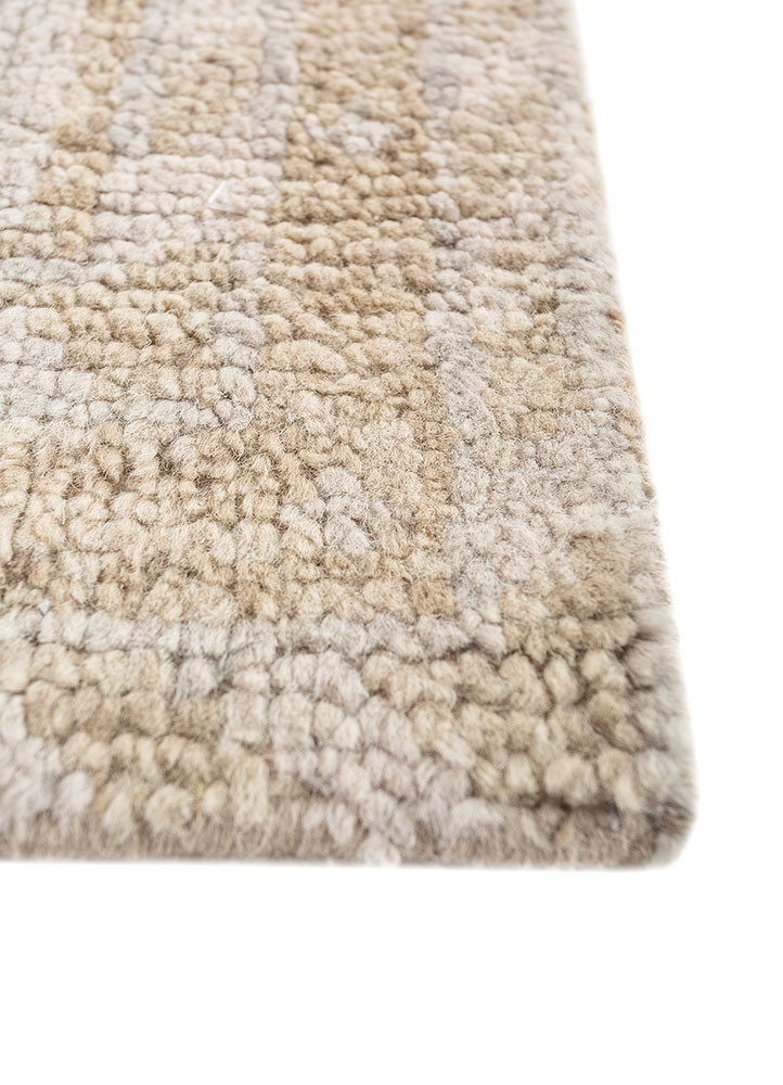 thyme ivory wool hand knotted Rug - Corner thyme ivory wool hand knotted Rug - Corner