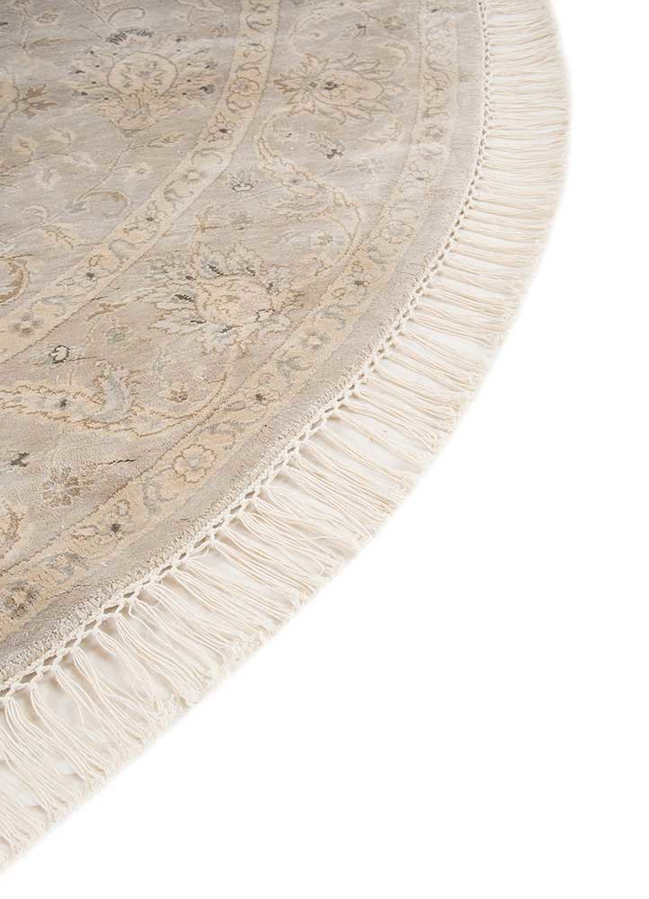 gulmarg grey and black silk hand knotted Rug - Corner gulmarg grey and black silk hand knotted Rug - Corner