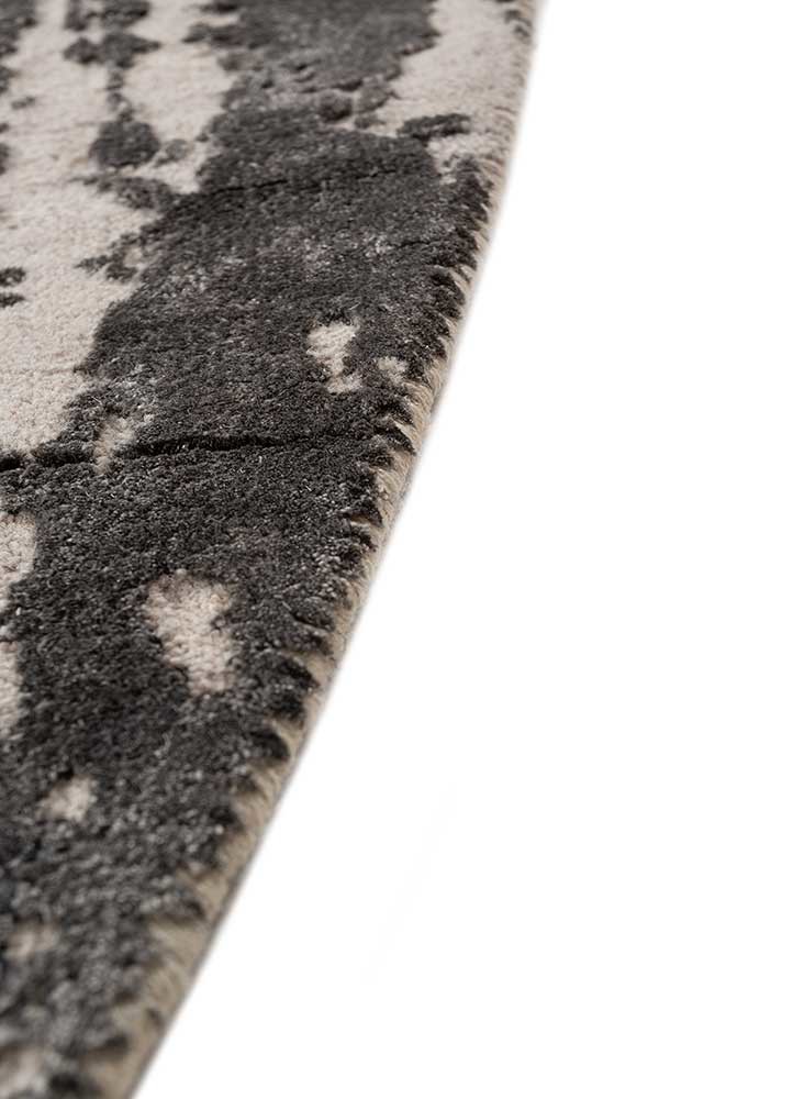 chaos theory by kavi ivory wool and bamboo silk hand knotted Rug - Corner chaos theory by kavi ivory wool and bamboo silk hand knotted Rug - Corner