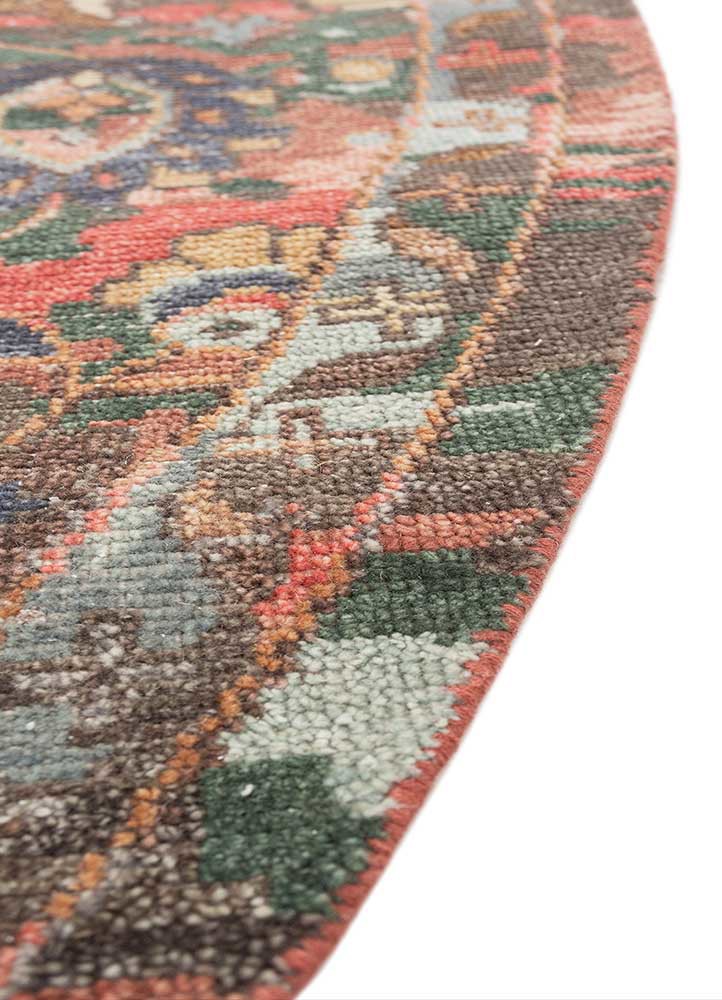 erbe beige and brown wool hand knotted Rug - Corner erbe beige and brown wool hand knotted Rug - Corner