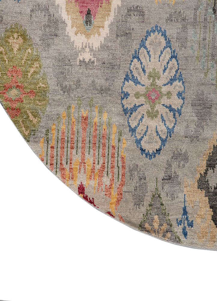 savana grey and black wool hand knotted Rug - Corner savana grey and black wool hand knotted Rug - Corner