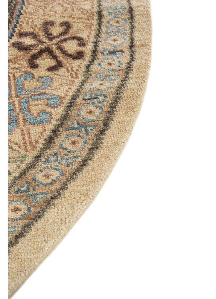 savana beige and brown wool hand knotted Rug - Corner savana beige and brown wool hand knotted Rug - Corner