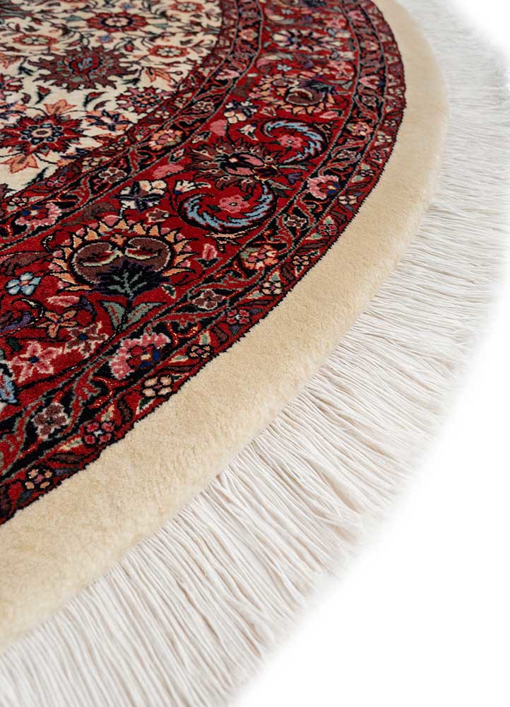 aalam ivory wool hand knotted Rug - Corner aalam ivory wool hand knotted Rug - Corner