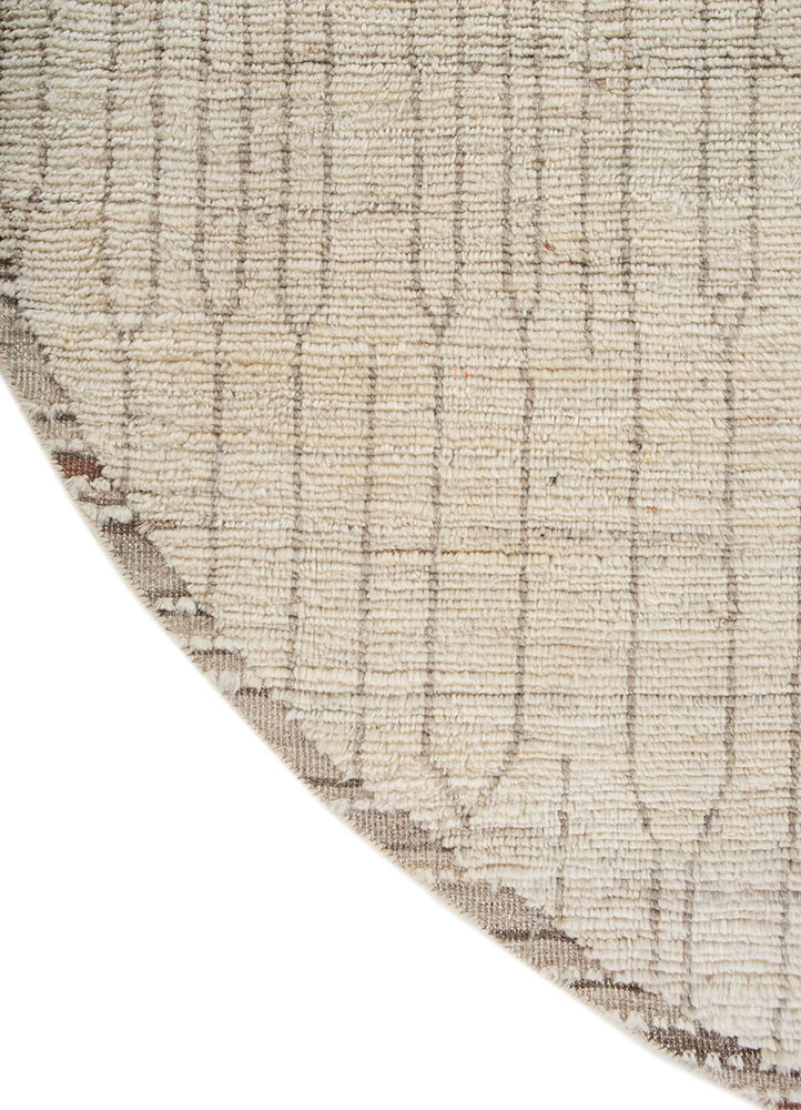 manifest ivory wool hand knotted Rug - Corner manifest ivory wool hand knotted Rug - Corner
