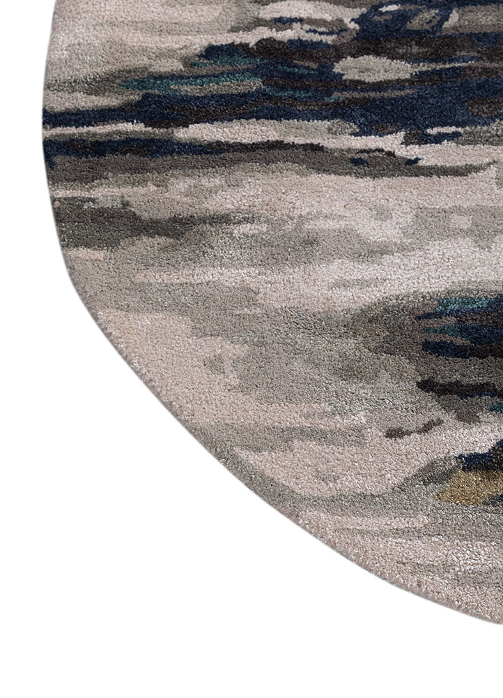 genesis grey and black wool and viscose hand tufted Rug - Corner genesis grey and black wool and viscose hand tufted Rug - Corner