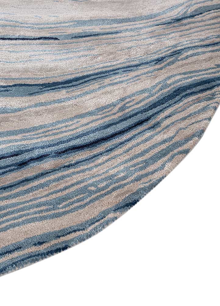 genesis blue wool and viscose hand tufted Rug - Corner genesis blue wool and viscose hand tufted Rug - Corner