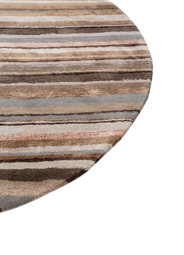 acar grey and black wool and viscose hand tufted Rug - Corner