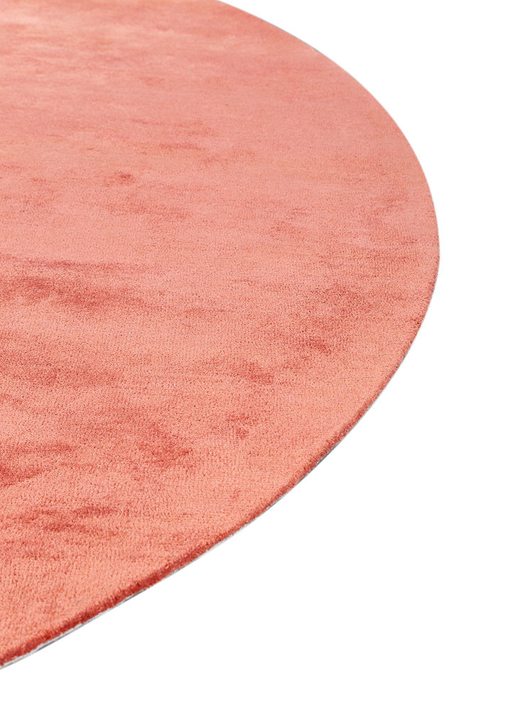 cera red and orange viscose hand tufted Rug - Corner cera red and orange viscose hand tufted Rug - Corner