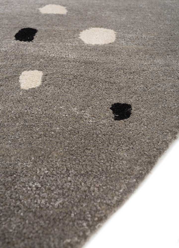 confetti blue wool and viscose hand tufted Rug - Corner confetti blue wool and viscose hand tufted Rug - Corner
