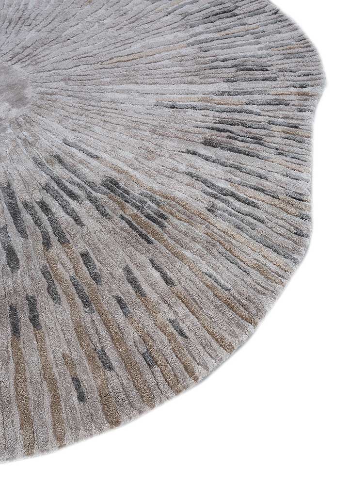 caliedo ivory viscose hand tufted Rug - Corner caliedo ivory viscose hand tufted Rug - Corner