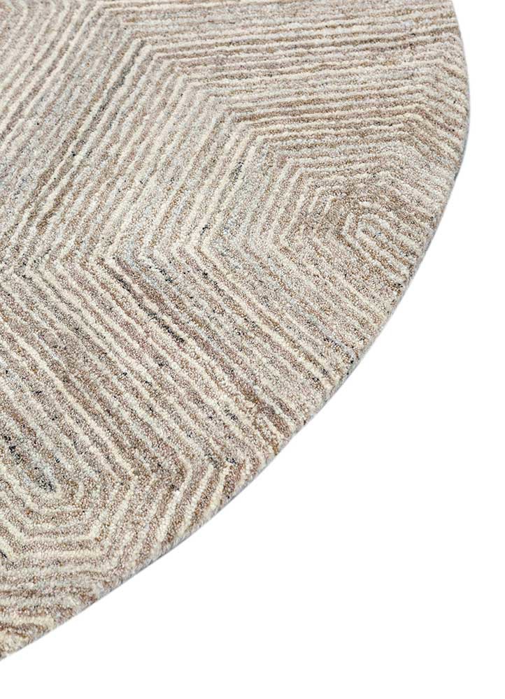 pathways beige and brown wool and viscose hand tufted Rug - Corner pathways beige and brown wool and viscose hand tufted Rug - Corner