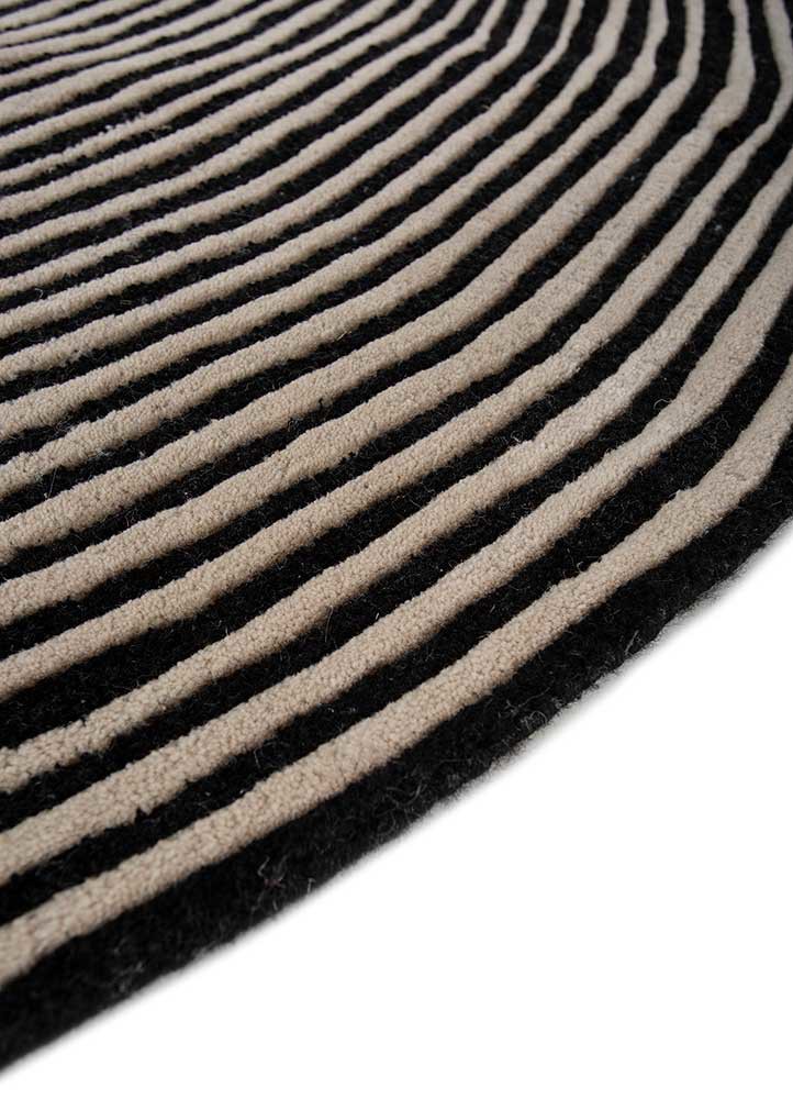 aprezo grey and black wool hand tufted Rug - Corner aprezo grey and black wool hand tufted Rug - Corner