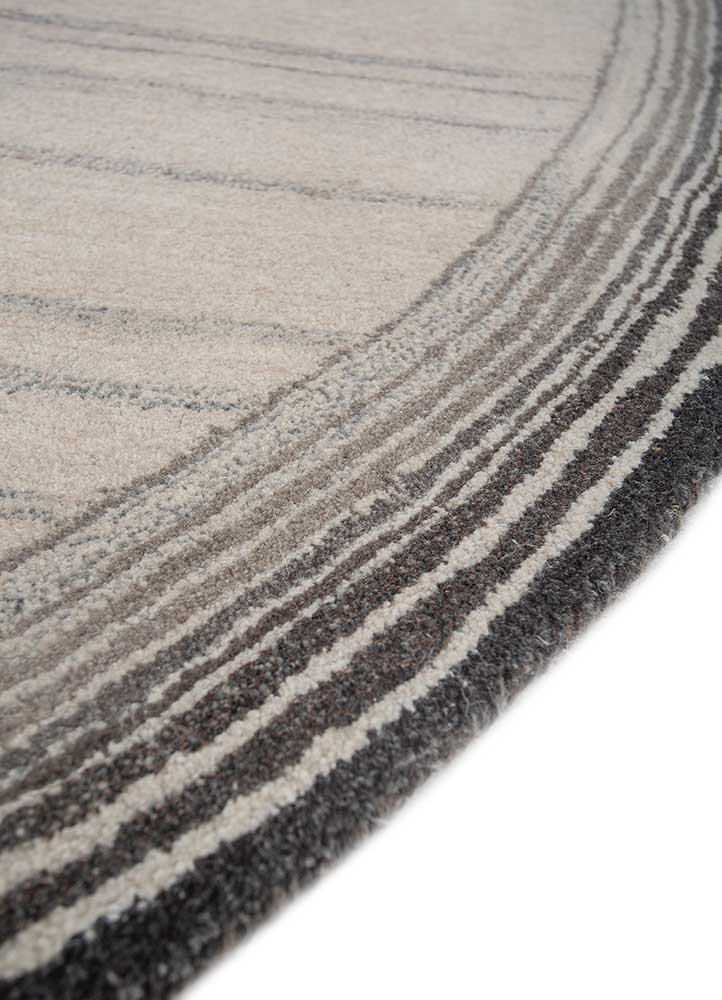 cera grey and black wool and viscose hand tufted Rug - Corner cera grey and black wool and viscose hand tufted Rug - Corner
